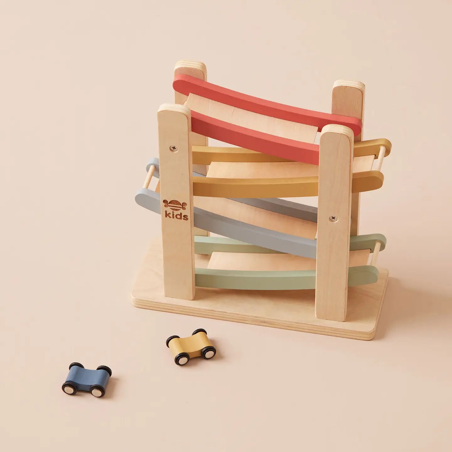 Houten autobaan kind 2-4 jaar