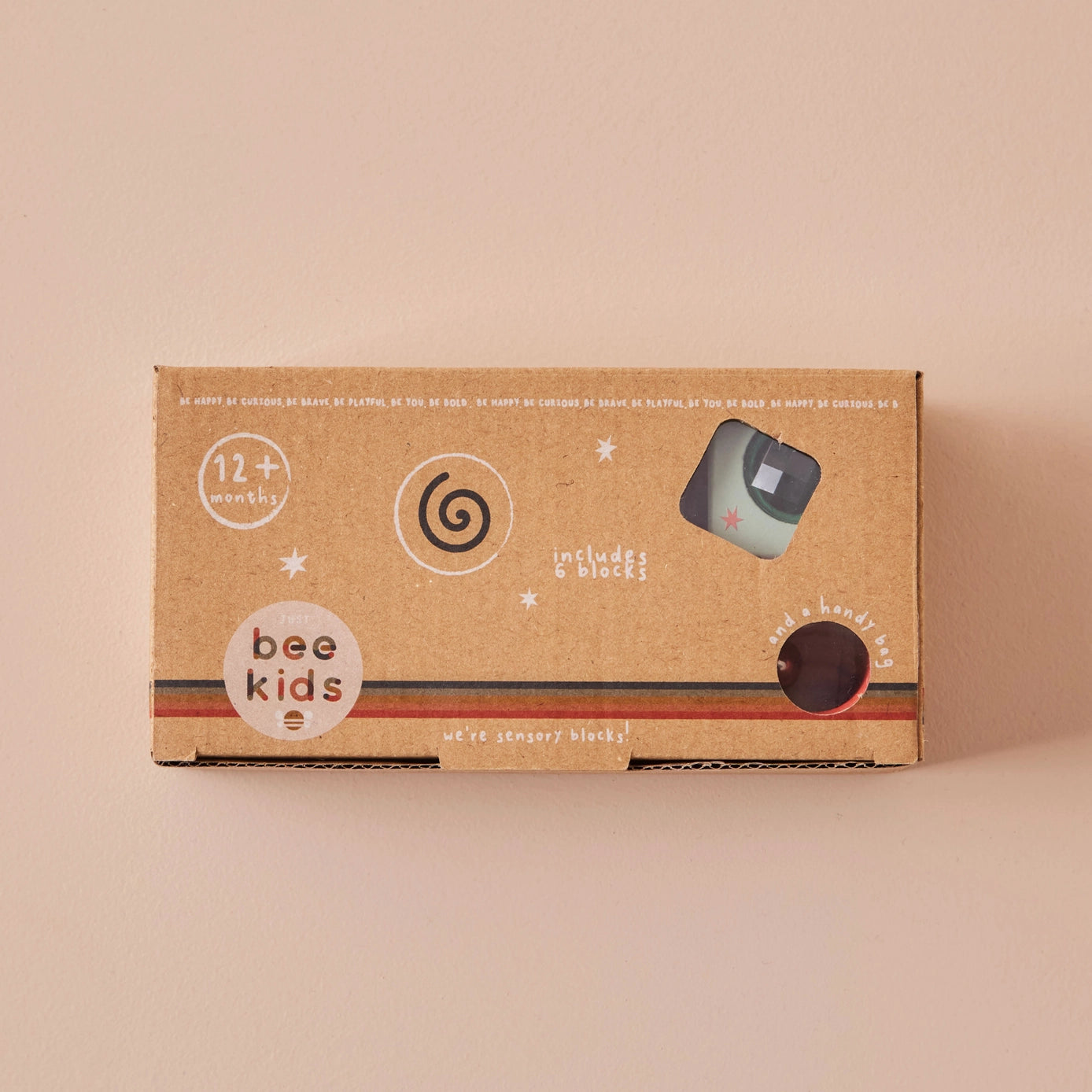 Houten sensorische blokken kind 1-2 jaar