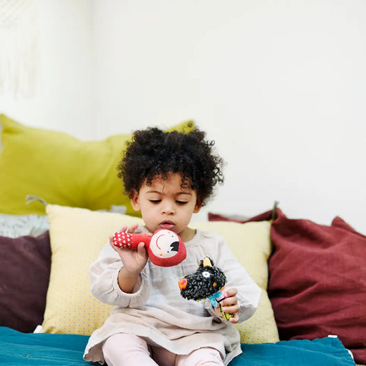 Rammelaar gemengde klokken kind 0-2 jaar