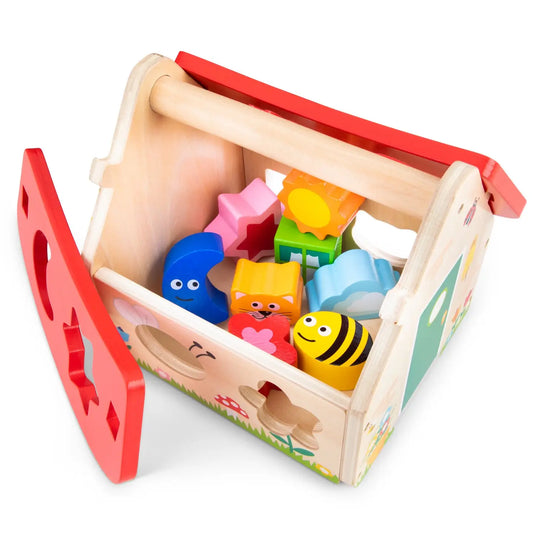 Houten vormenhuis kind 2-4 jaar