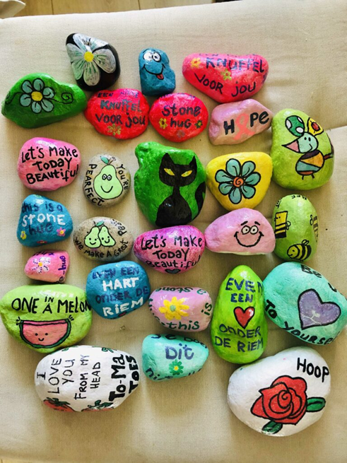 Happy stones groot 8 stuks-loose parts