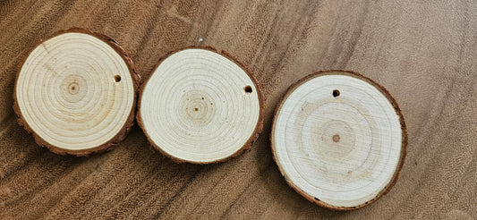 Natuurlijke houten schijven 15 stuks-2-4 jaar loose parts