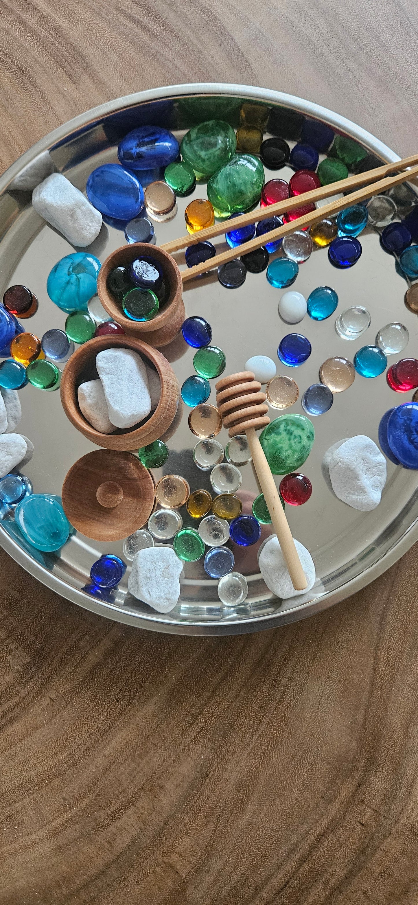 Glazen kiezelstenen 25 stuks-loose parts