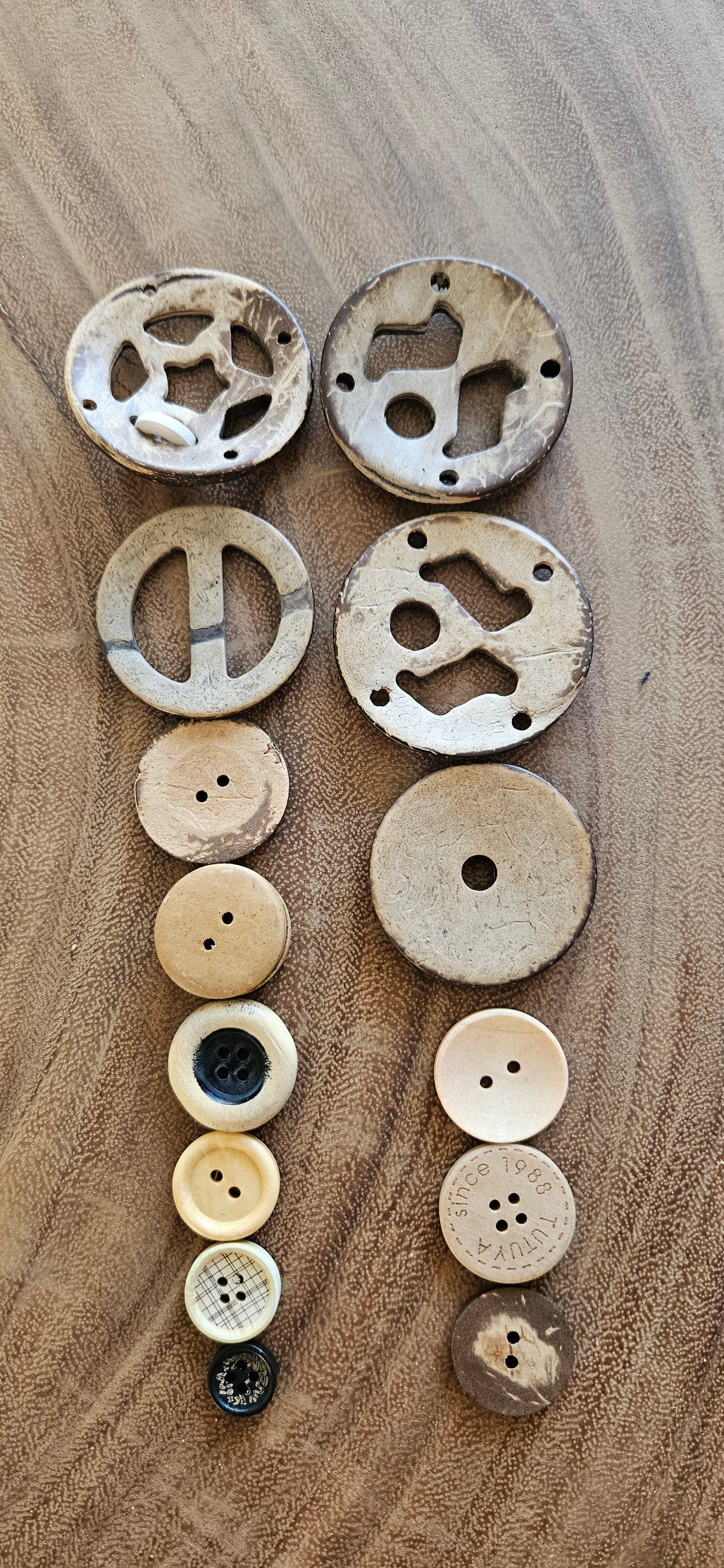 Echte houten knopen 135 gram 2-4 jaar-Loose parts