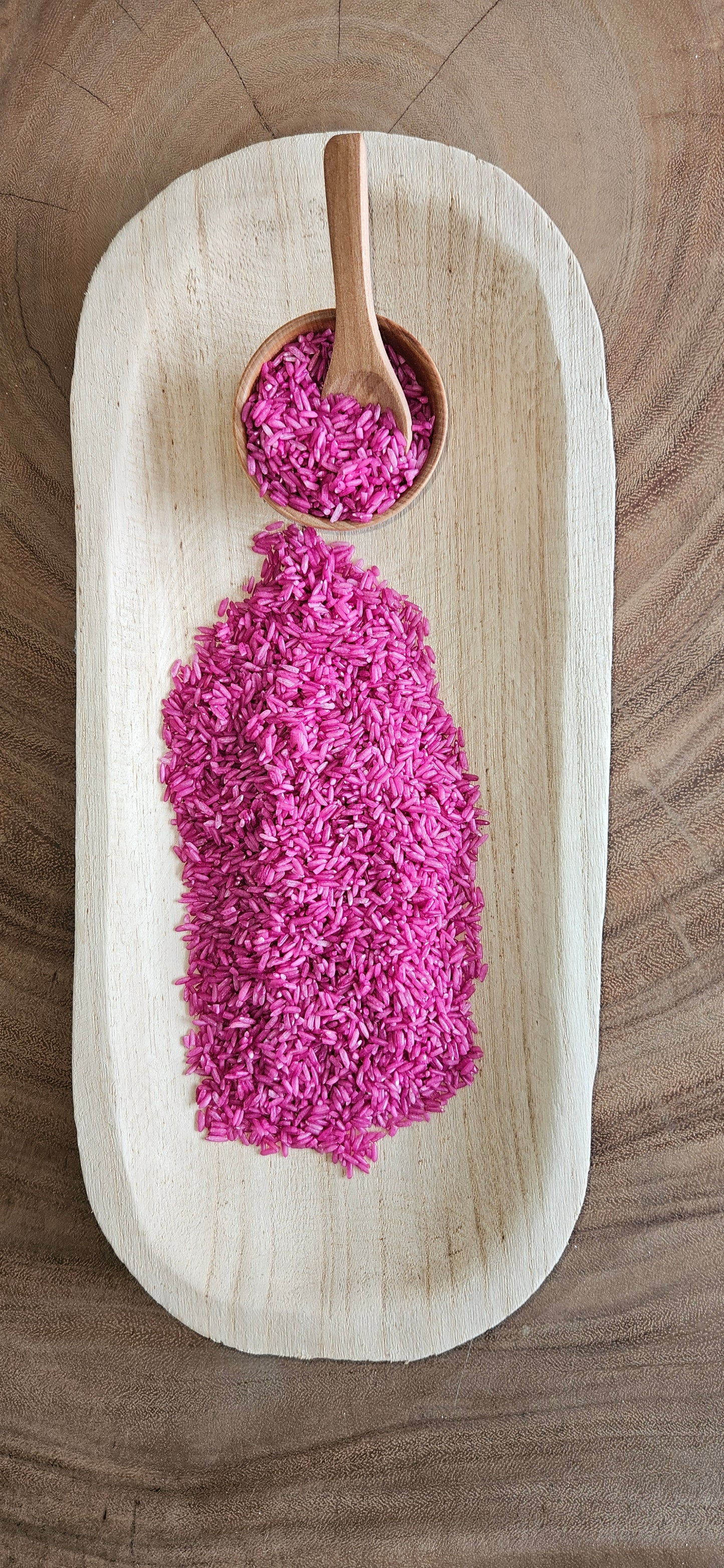 Biologisch gekleurde rijst-bietenrood 500 gram-loose parts