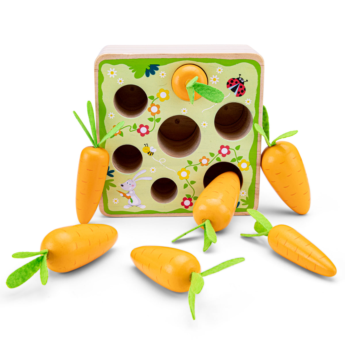 Wortel-spel hout kind 2-4 jaar