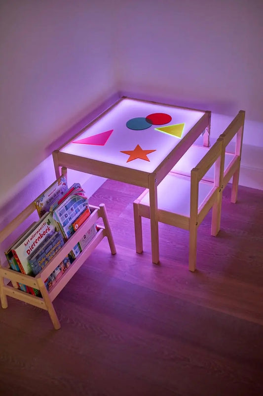 Transparante peddels voor lichttafel