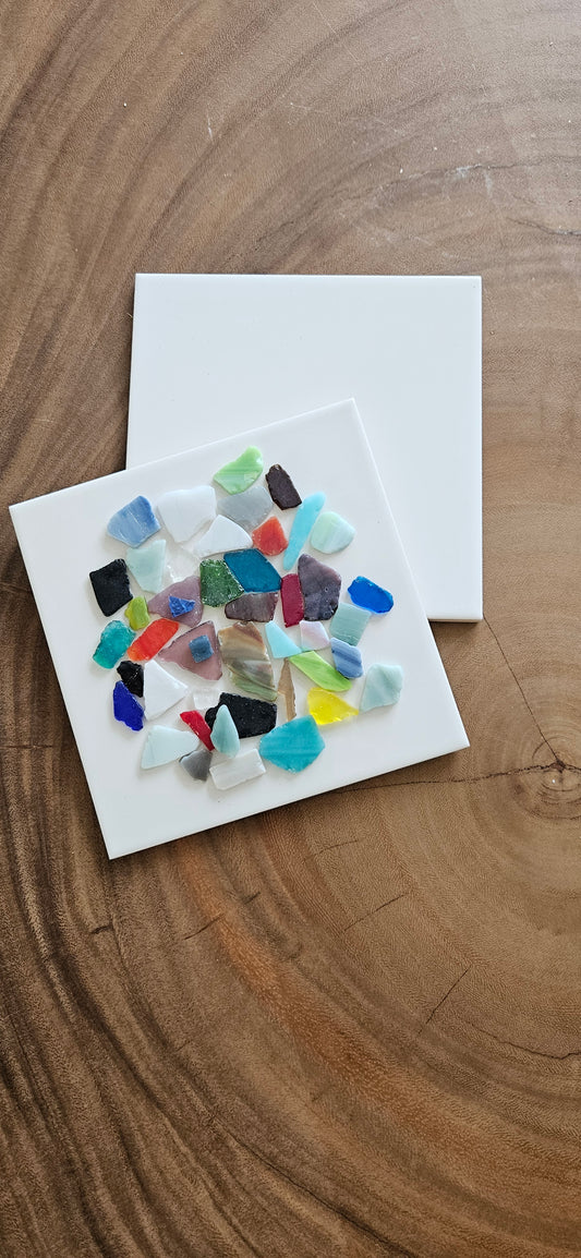 Tegelkunst met keramische tegels 5 stuks-loose parts