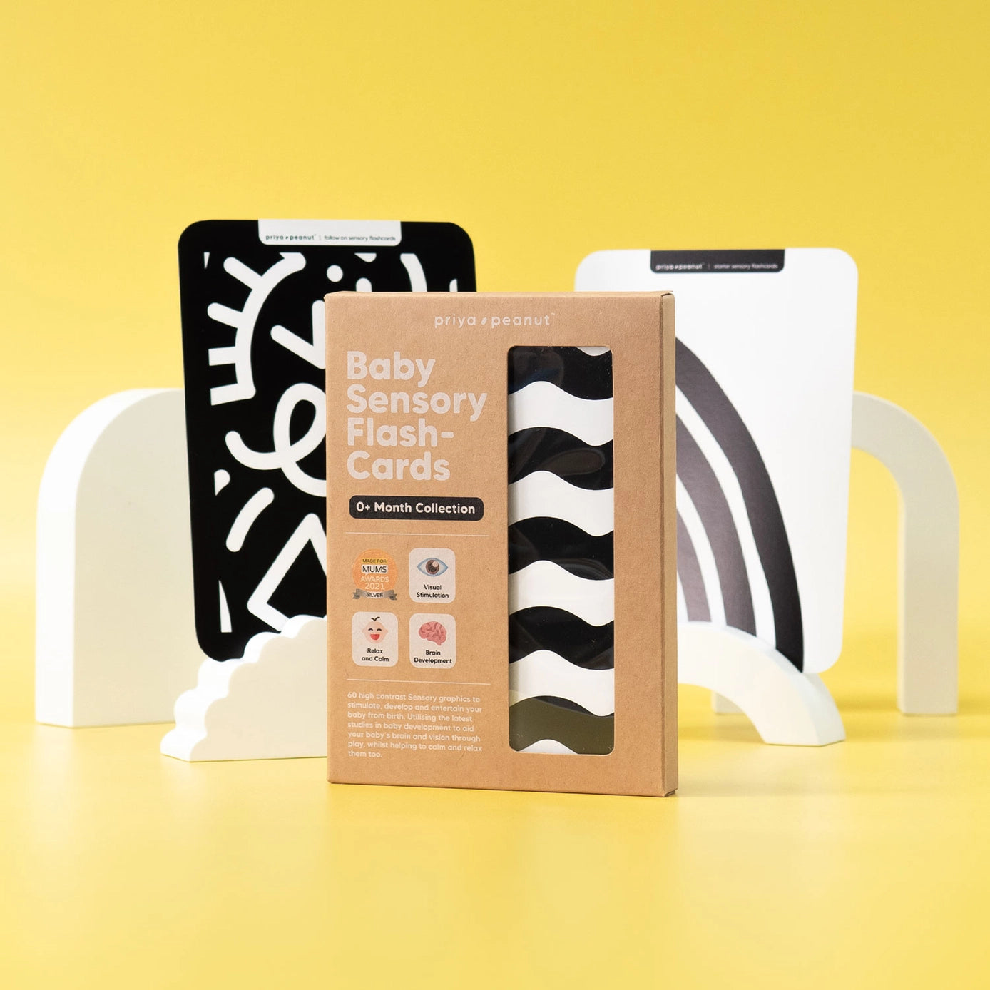 Sensomotorische flash kaarten voor baby's-0-1 jaar