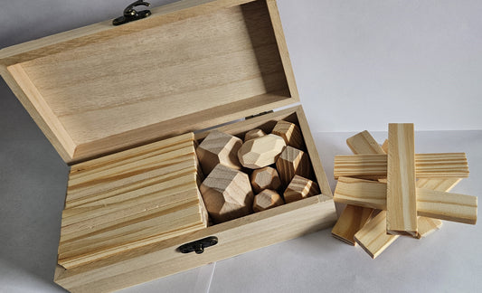 Houten speelkistje eigen merk kind 2-4 jaar