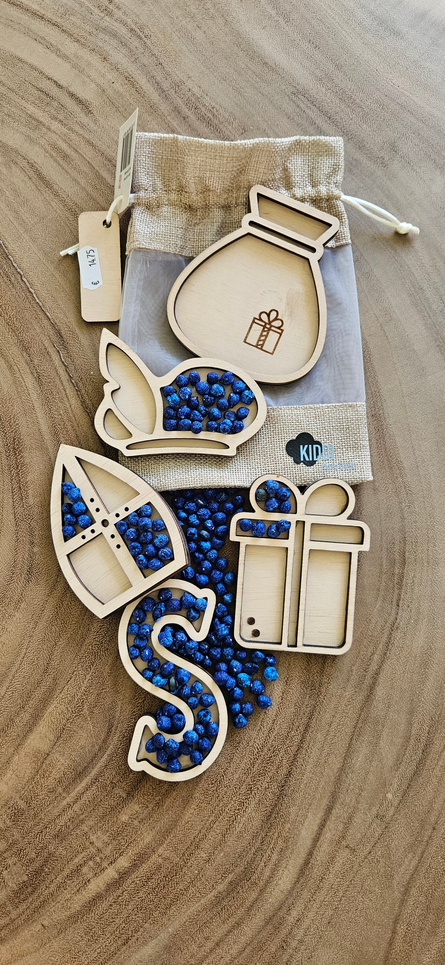 Mini vulvormen hout Kiddi-Sinterklaas