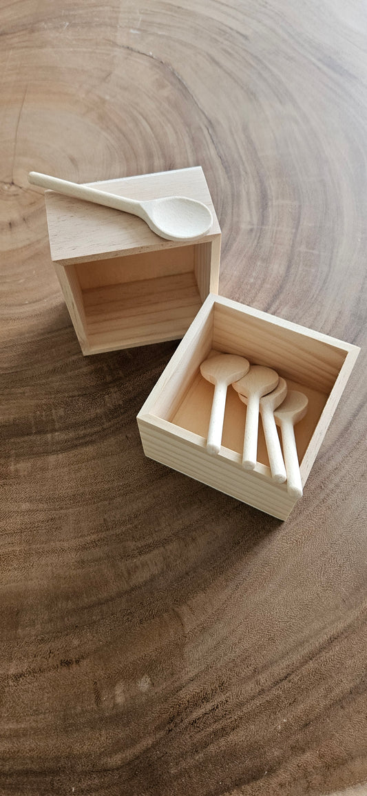 Mooie houten pollepels 3 stuks-loose parts