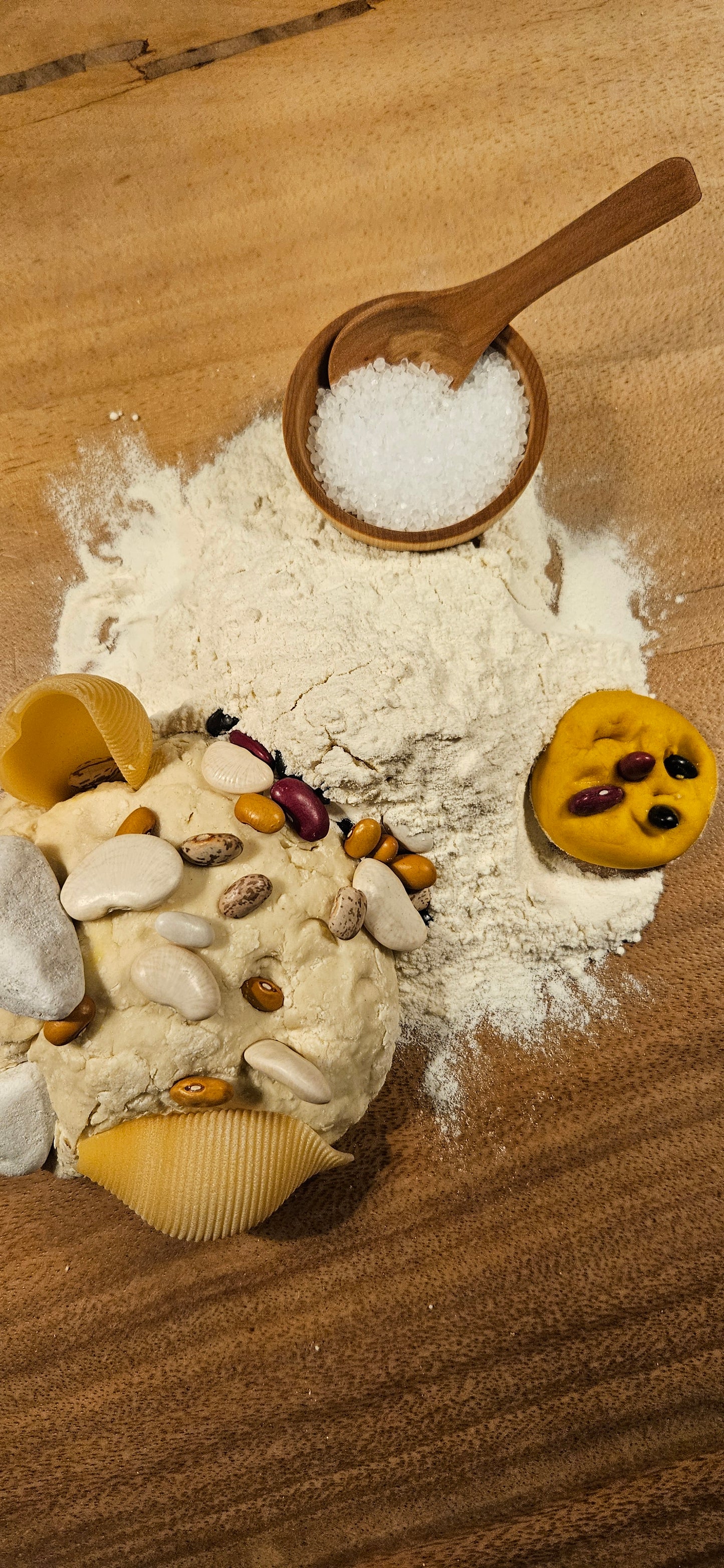 Zoutdeegpakket 1 kilo- loose parts