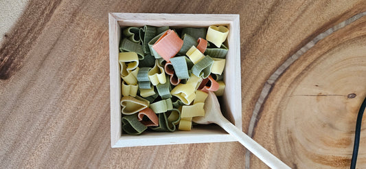 Pasta 3 kleurige hartjes 300 gram-loose parts
