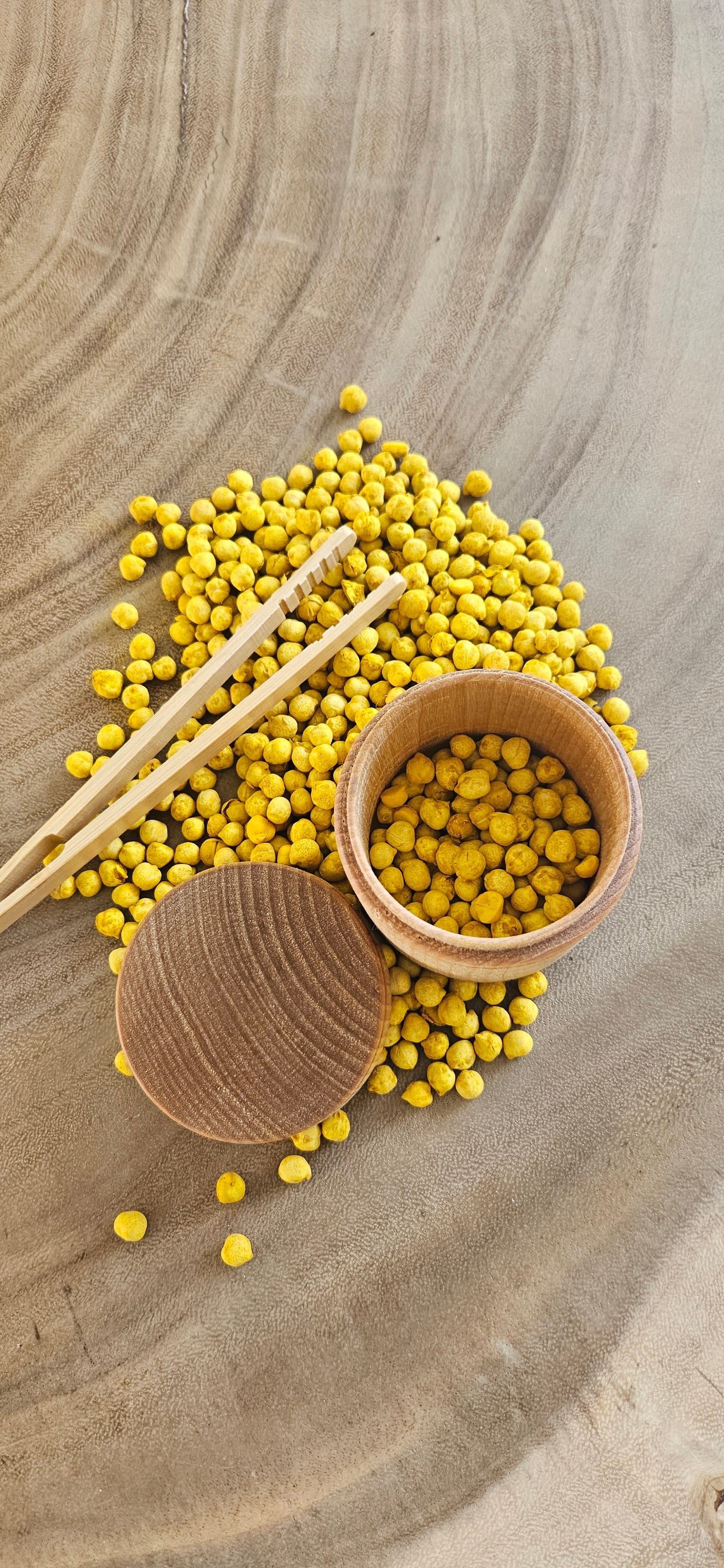 Kikkererwten geel voor tray 500 gram