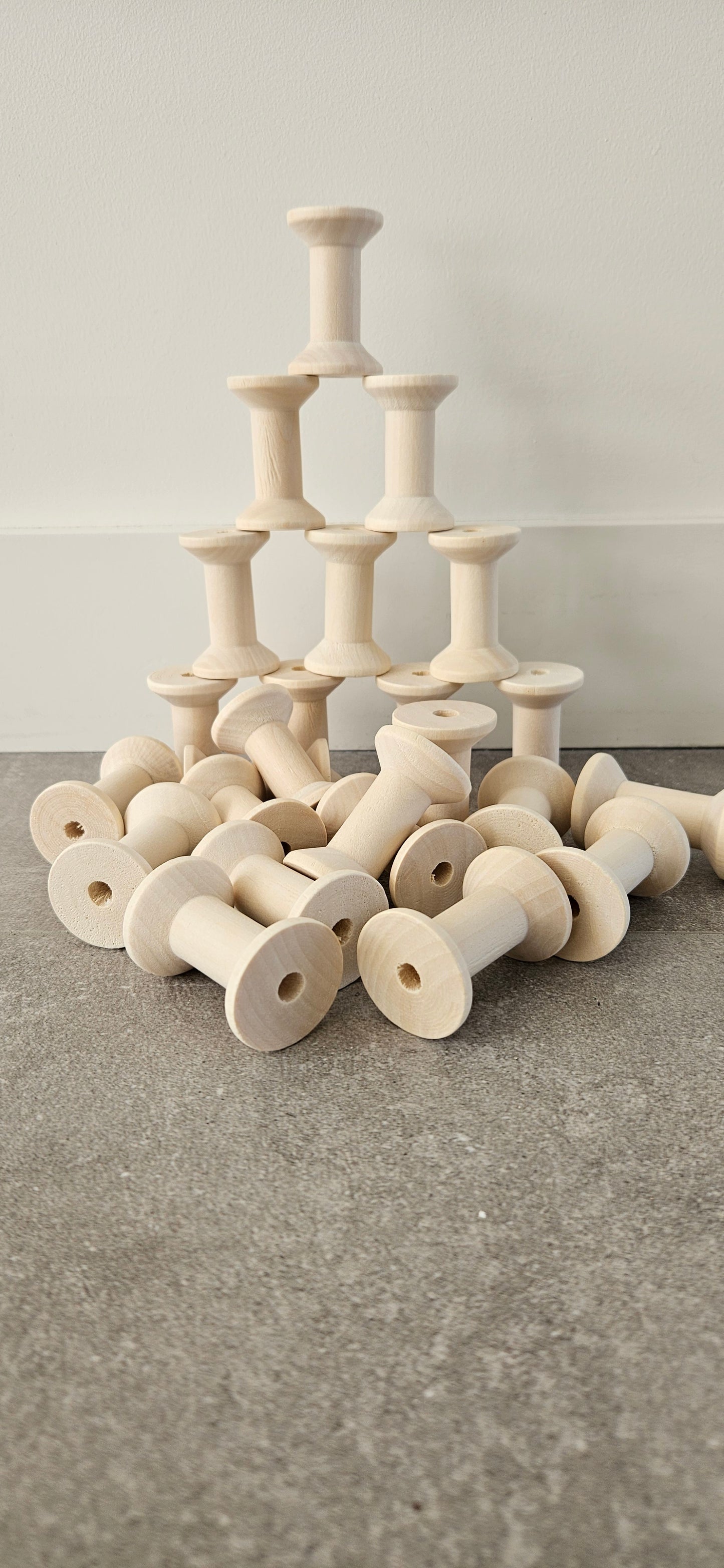 Houten klosjes- 8 stuks loose parts