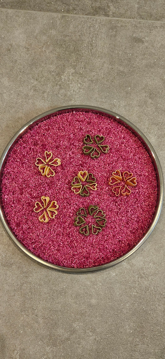 Biologisch gekleurde rijst-bietenrood 500 gram-loose parts