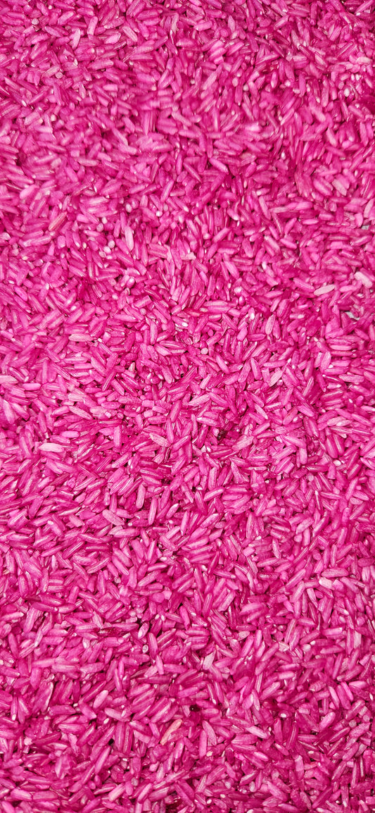 Biologisch gekleurde rijst-bietenrood 500 gram-loose parts