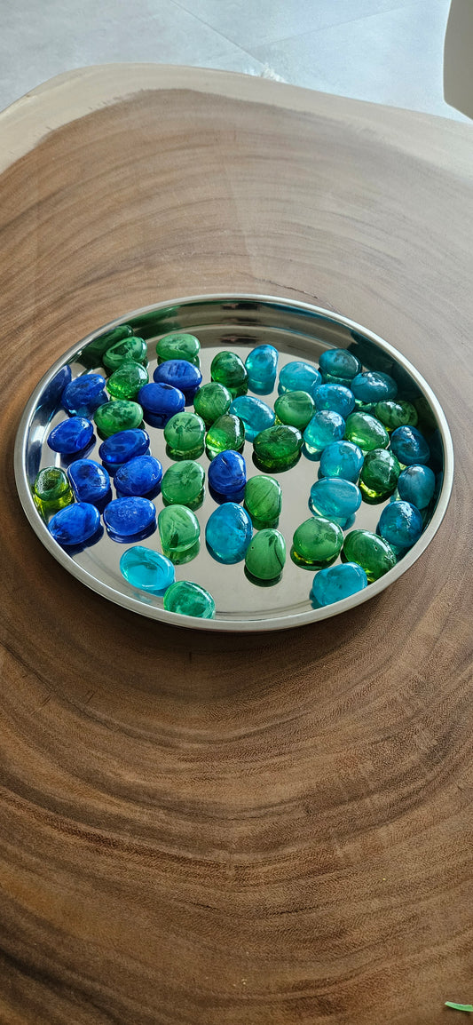 Mooie grote glansstenen 12 stuks 2-4 jaar-loose parts