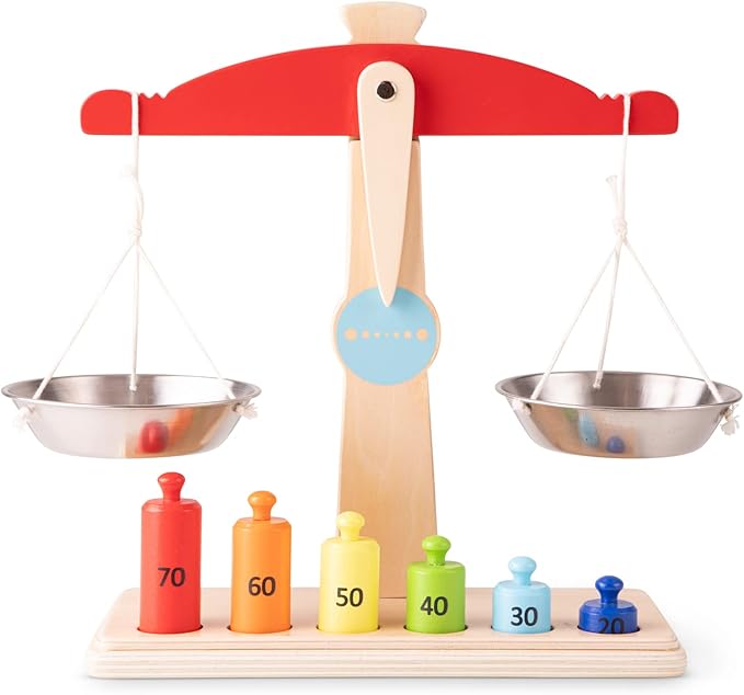 Weegschaal hout 2-4 jaar-loose parts