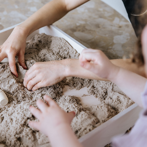 Gecertificeerd en zuiver zand voor binnen zandspeelbak-loose parts